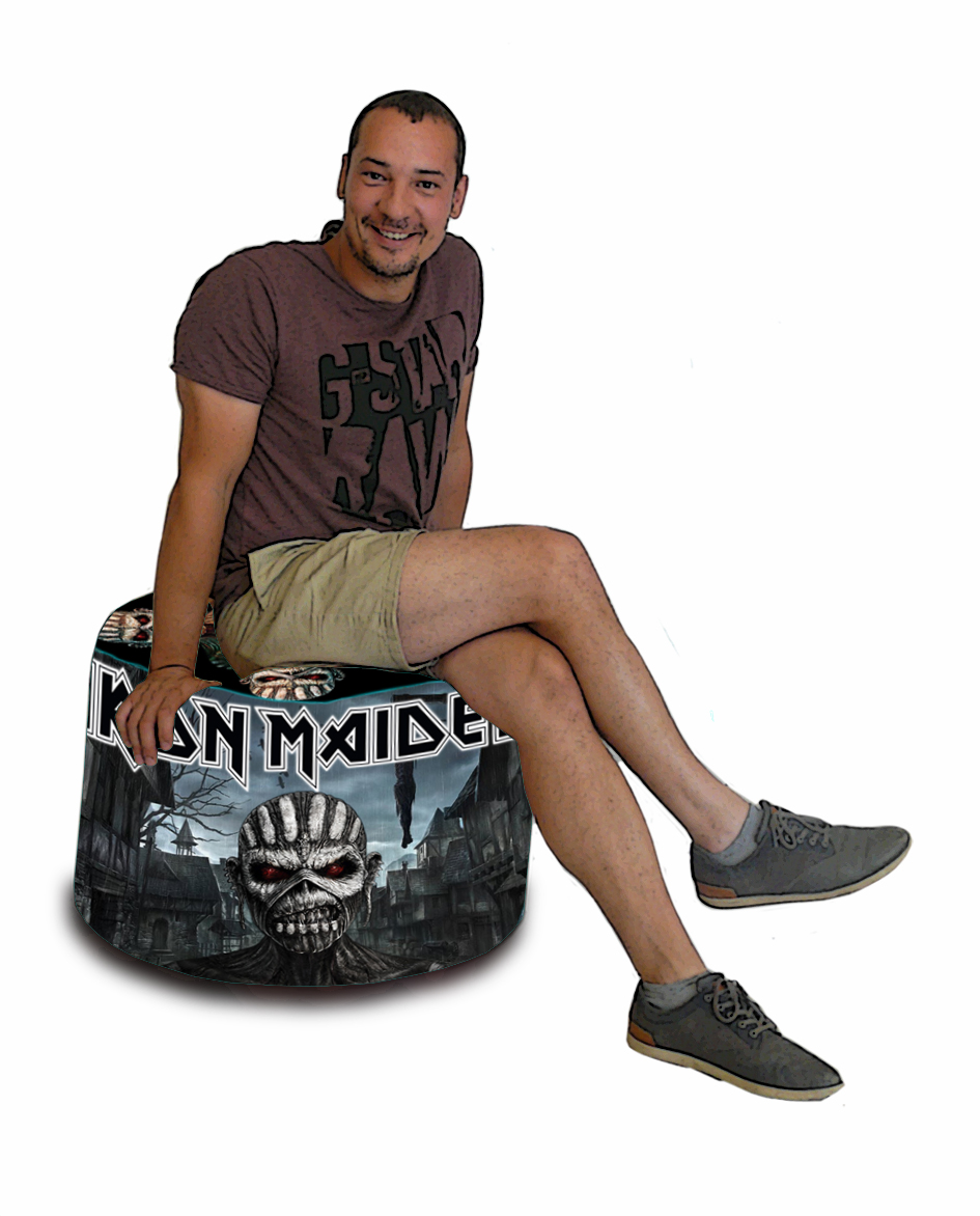 Sedací vak-Iron Maiden