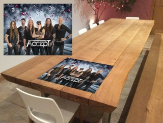 Vánoční látkové prostírání-Accept