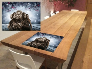 Vánoční látkové prostírání-Powerwolf
