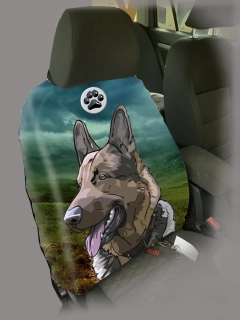 Dog Autopotah-Německý ovčák