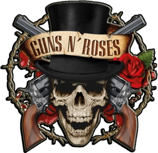 Potisk-Guns and Roses