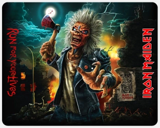 Fleecová deka-Iron Maiden Run