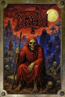 Plechová tabule-Death 3