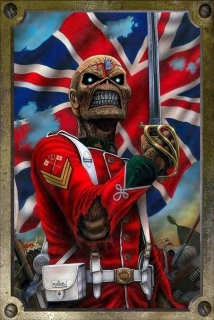 Plechová tabule-Iron Maiden 4 