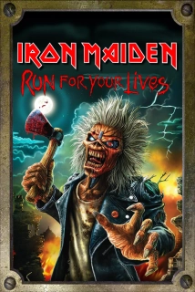 Plechová tabule-Iron Maiden Run
