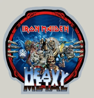 Samolepka 20-Iron Maiden 1