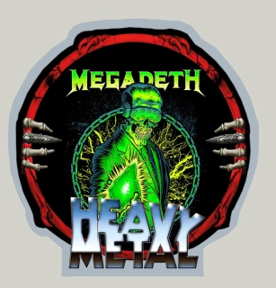 Samolepka 20-Megadeth