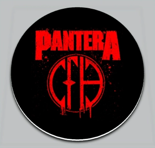 Podtácek kulatý-Pantera