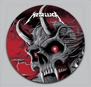 Podtácek kulatý-Metallica 8