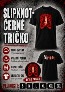 Tričko černé-Slipknot 2