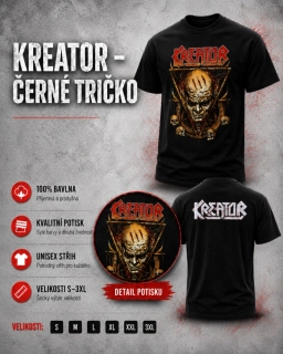 Tričko černé-Kreator 2