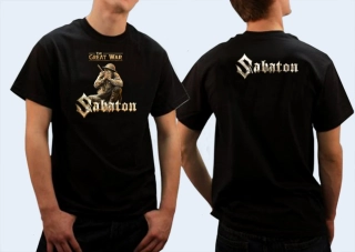 Tričko černé-Sabaton Great War