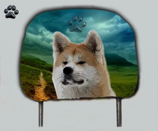 Dog opěrka hlavy-Akita-inu