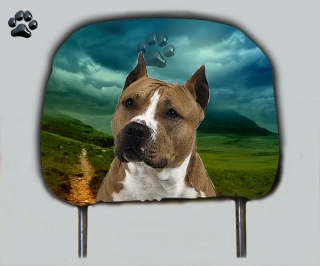 Dog opěrka hlavy-Americký Pitbul