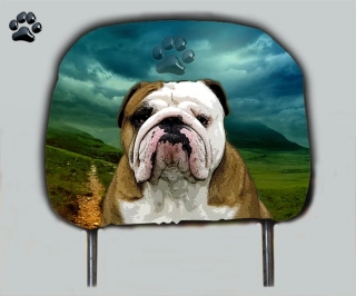 Dog Opěrka hlavy-Anglický Buldok