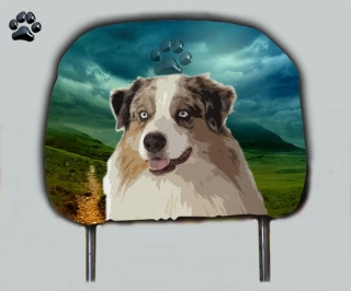 Dog opěrka hlavy-Australský Ovčák