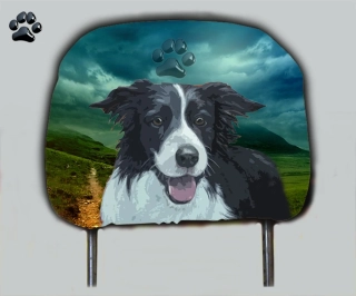 Dog opěrka hlavy-Border Kolie