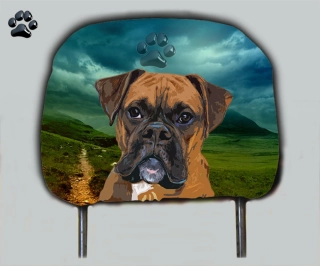 Dog opěrka hlavy-Boxer