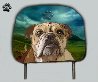 Dog opěrka hlavy-Buldok