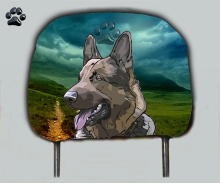 Dog opěrka hlavy-Německý Ovčák
