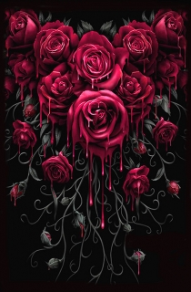 Vlajka-Gothic rose