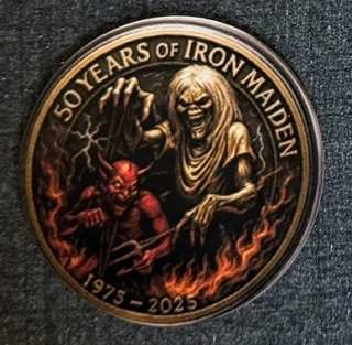Magnetka tvar-Iron Maiden 1
