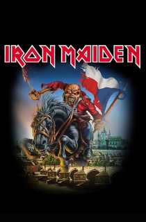 Vlajka-Iron Maiden Prague
