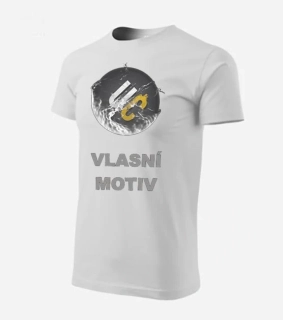 Tričko Pánské vlastní motiv-Bílé