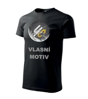 Tričko Pánské vlastní motiv-Černé