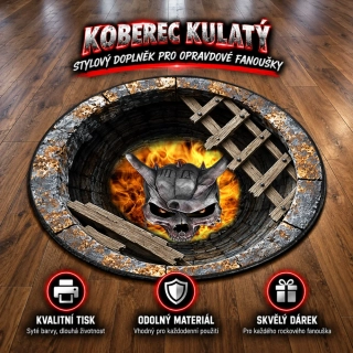 Koberec kulatý-Dark 02