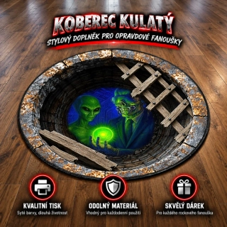 Koberec kulatý-Megadeth