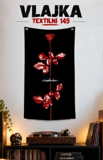 Textilní vlajka 145-Depeche mode