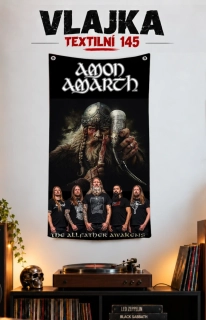 Textilní vlajka 145-Amon Amarth 2