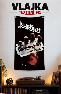 Textilní vlajka 145-Judas Priest 3
