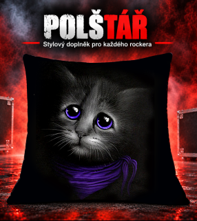 Polštář -Gothic cat