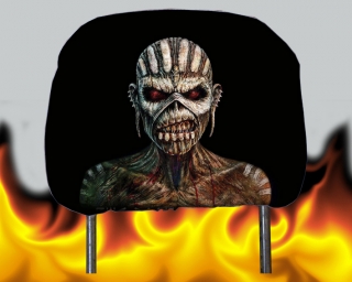 Opěrka hlavy-Iron Maiden the Book
