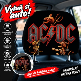 Opěrka hlavy-ACDC Hells