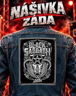 Nášivka Záda-Black Sabbath
