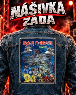 Nášivka Záda-Iron Maiden 666