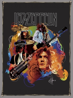 Nášivka Záda-Led Zeppelin