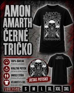 Tričko černé-Amon Amarth
