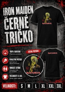 Tričko černé-Iron Maiden Killers 2