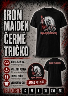 Tričko černé-Iron Maiden Killers