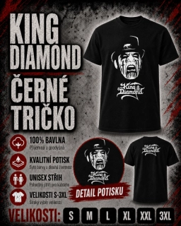 Tričko černé-King Diamond