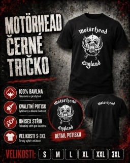 Tričko černé-Motorhead