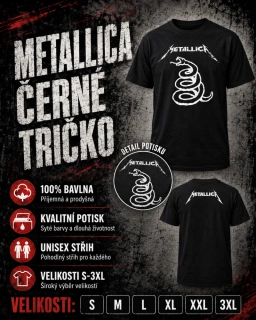 Tričko černé-Metallica