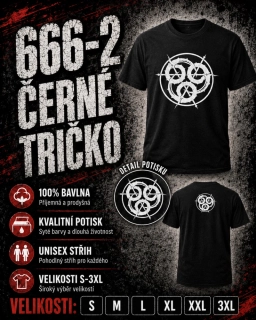 Tričko černé-666