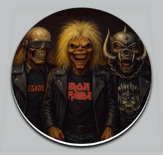 Podtácek kulatý-Big Metal