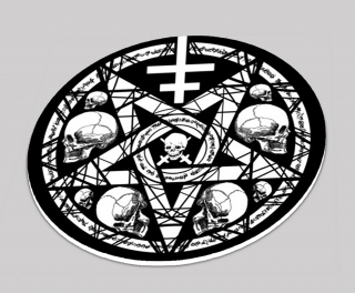 Podtácek kulatý-Pentagram