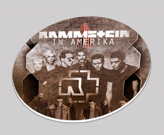 Podtácek kulatý-Rammstein Amerika